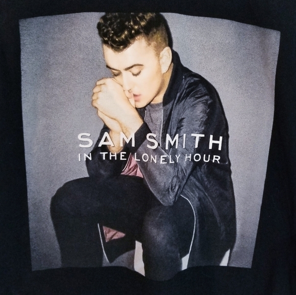 SAM Smith The Lonely Tour 2015 Concert Band Tee - Picture 2 of 7